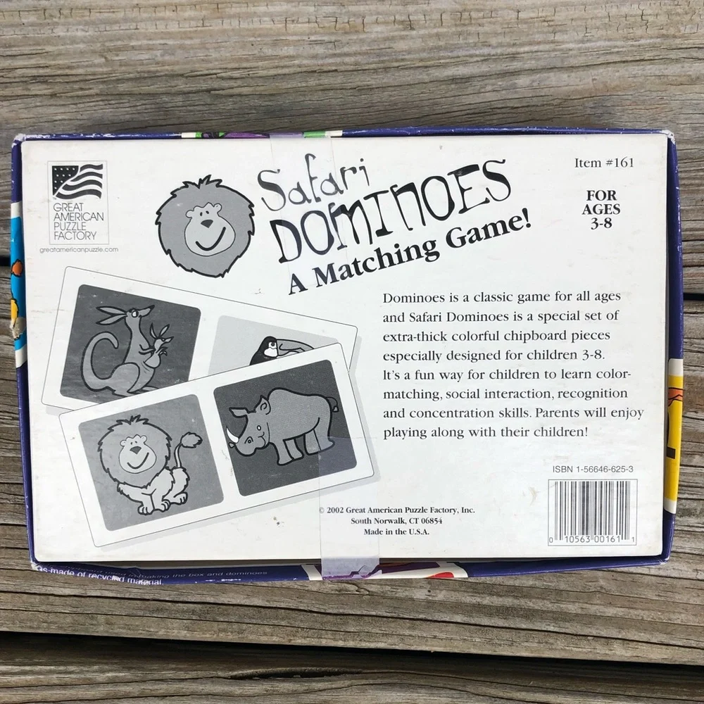 - Vintage ‘Safari Domino’s’ Game! EUC!